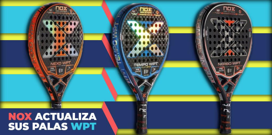 Nox renueva su colección de palas con el World Padel Tour